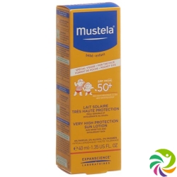 Mustela sun protection sunscreen SPF50 + Face 40ml