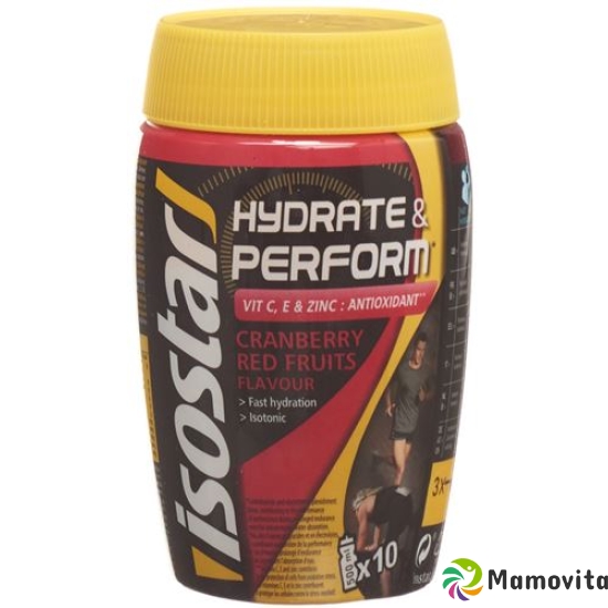 Isostar Hydrate and Perform PLV Red fruits 400 g buy online