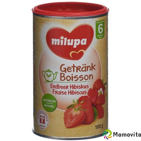 Milupa strawberry hibiscus drink after 6 months; 180 g buy online