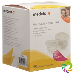 disposable breast pads Medela individually packaged 60 pcs