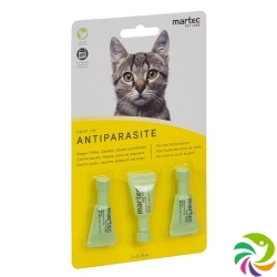 martec PET CARE Spot on ANTI PARASITE for cats 3 x 1 ml