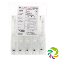 SOFT-JECT disposable syringe Luer 2.5ml sterile 25 pcs