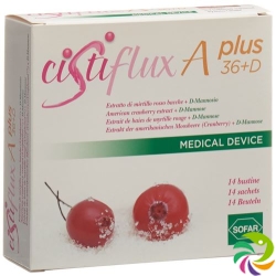 Cistiflux A36 + DMannose dietary supplement Cranberry 14 Btl 5 g