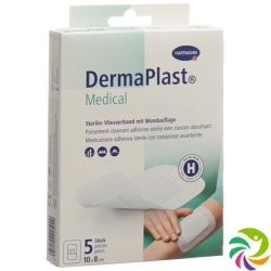 Dermaplast Medical Vliesverband 10x8cm 5 Stück