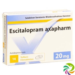 Escitalopram Axapharm Filmtabl 20 mg 14 pcs