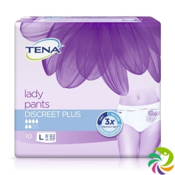 TENA silhouette discreet Plus L White 10 pcs