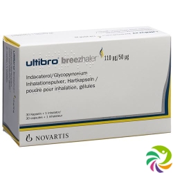 Ultibro Breezhaler Inh Kaps 110 mcg / 50 mcg 3 x 30 pcs