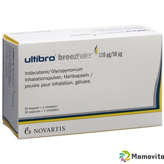 Ultibro Breezhaler Inh Kaps 110 mcg / 50 mcg 3 x 30 pcs buy online