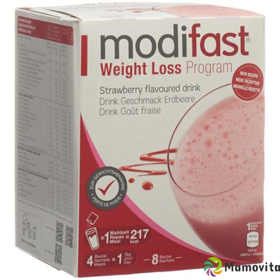 Modifast program strawberry drink 8 x 55 g buy online