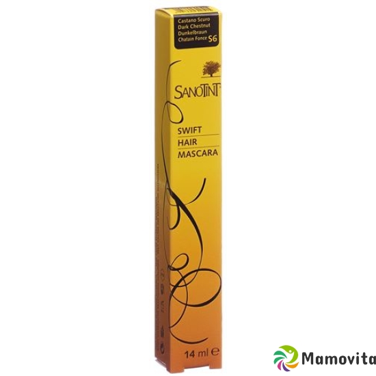 Sanotint Swift hair mascara S6 dark brown 14 ml buy online