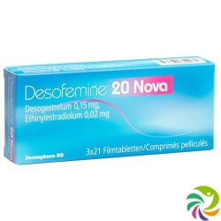 Desofemine 20 Nova Filmtabl 3 x 21 pcs