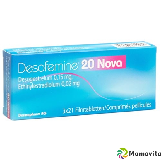 Desofemine 20 Nova Filmtabl 3 x 21 pcs buy online