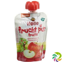 Holle Pouchy apple with strawberry 90g