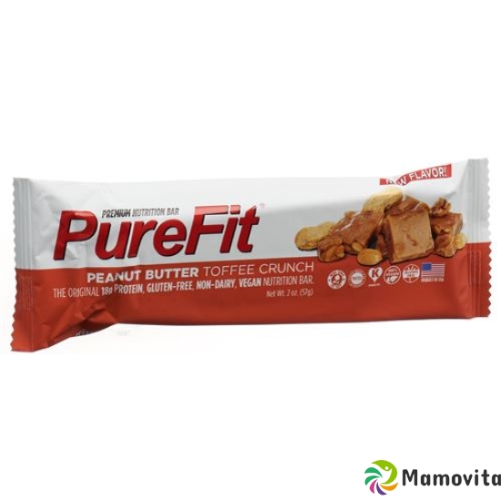 PureFit Protein Bar Toffee Crunch 100% vegan 57 g buy online