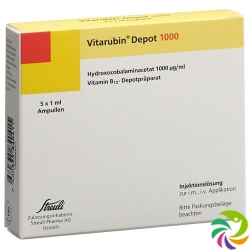 Vitarubin Depot Injektionslösung 1000mcg/ml 10 Ampullen 1ml