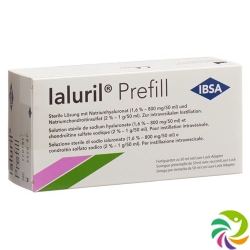 Ialuril prefill with luer lock adapter and Ialuadapter Fertspr 50 ml