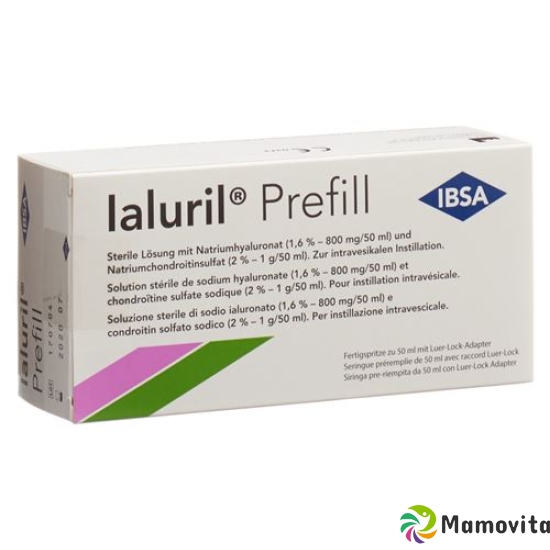 Ialuril prefill with luer lock adapter and Ialuadapter Fertspr 50 ml buy online