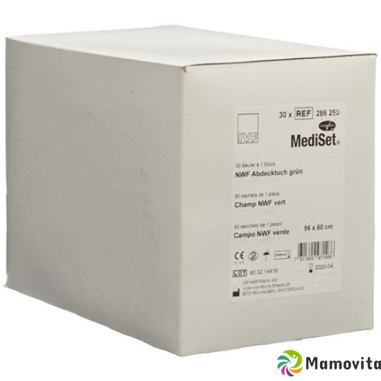 Mediset IVF Nwf Abdecktuch Grün 56x60cm 30 Stück buy online