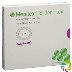 Mepilex Border Flex foam dressing 7.8x10cm 5 pcs