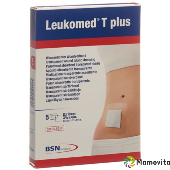 Leukomed T plus transparent wound dressing 8x10cm with the wound dressing 50 pcs buy online