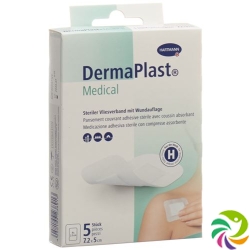 Dermaplast Medical Vliesverband 7.2x5cm 5 Stück