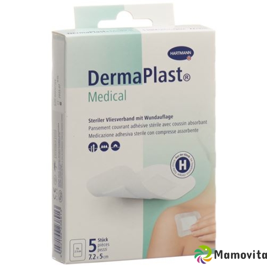 Dermaplast Medical Vliesverband 7.2x5cm 5 Stück buy online