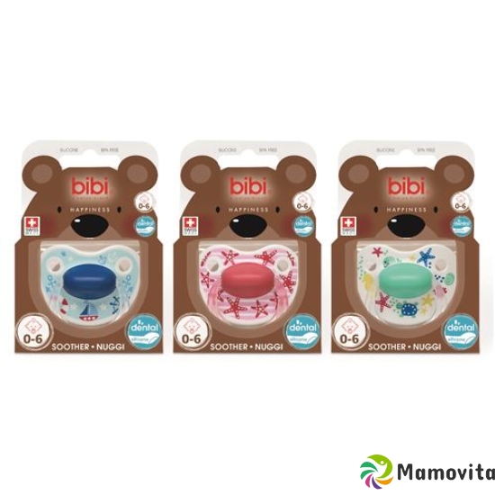 bibi soother Happiness Densil 0-6 ring play with us assorted SV-A buy online