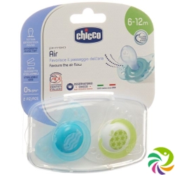 Chicco Physiological Soother silicone medium BLUE 6-16m CASE IT / EN / FR