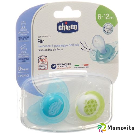 Chicco Physiological Soother silicone medium BLUE 6-16m CASE IT / EN / FR buy online