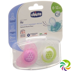 Chicco Physiological Soother silicone medium PINK 6-16m CASE IT / EN / FR