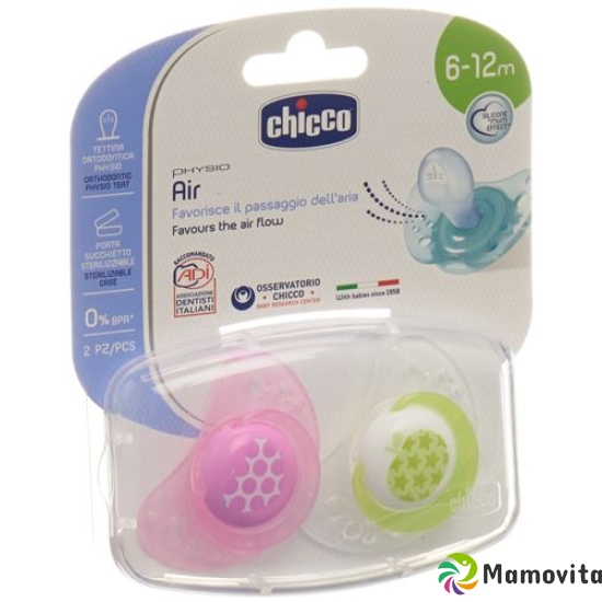 Chicco Physiological Soother silicone medium PINK 6-16m CASE IT / EN / FR buy online