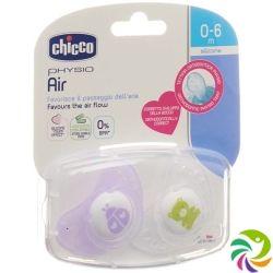 Chicco Physiological Silicone Soother mini PINK 0-6m CASE IT / EN / FR