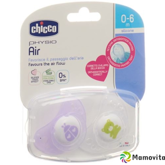 Chicco Physiological Silicone Soother mini PINK 0-6m CASE IT / EN / FR buy online