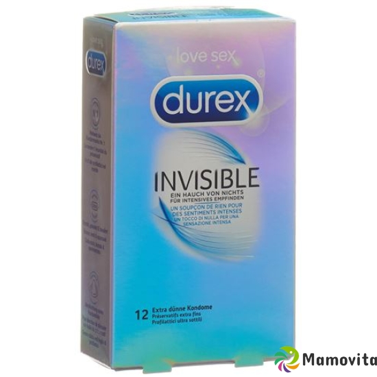 Durex Invisible Condoms 12 pieces buy online