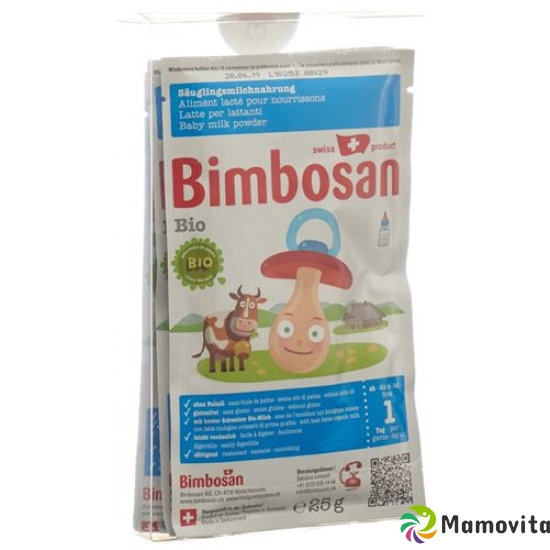 Bimbosan Bio 1 Baby milk travel portion 5 x 25 g buy online