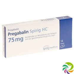 Pregabalin Spirig HC Kaps 75 mg 14 pcs