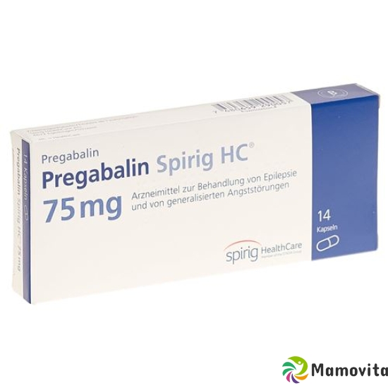 Pregabalin Spirig HC Kaps 75 mg 14 pcs buy online