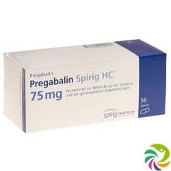 Pregabalin Spirig HC Kaps 75 mg 56 pcs