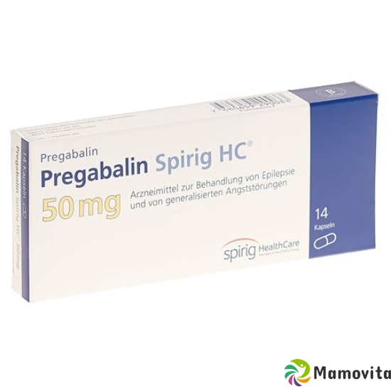 Pregabalin Spirig HC Kaps 50 mg 14 pcs buy online