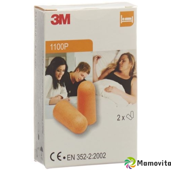 3M Earplugs Gehörschutz Schaumstoff 2 Paar buy online