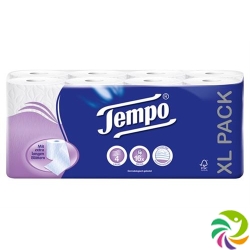 Tempo toilet paper Premium white 4lagig 110 sheets of 16 pieces