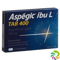 Aspegic ibu L TAB Filmtabl 400 mg of 10 pcs