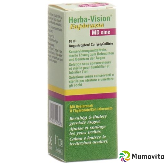 Herba Vision Euphrasia MD sine eye drops Fl 10 ml buy online