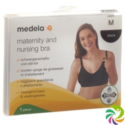 Medela Maternity and Nursing Bra M Black