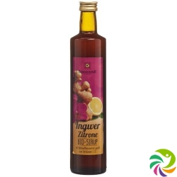 Sonnentor Lemon and ginger syrup 6 x 500 ml