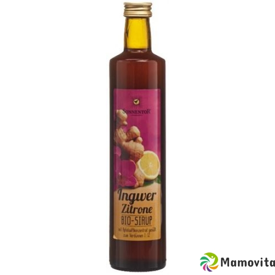 Sonnentor Lemon and ginger syrup 6 x 500 ml buy online