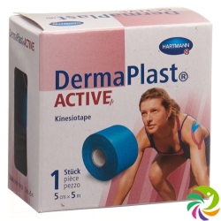 Dermaplast Active Kinesiotape 5cm x 5m Blau