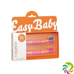 Curaprox Baby Zahnbürste Rosa Doppelpack 2 Stück