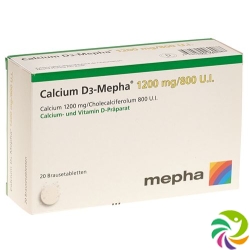 Calcium D3 Mepha Brausetabletten 1200/800 10 Stück