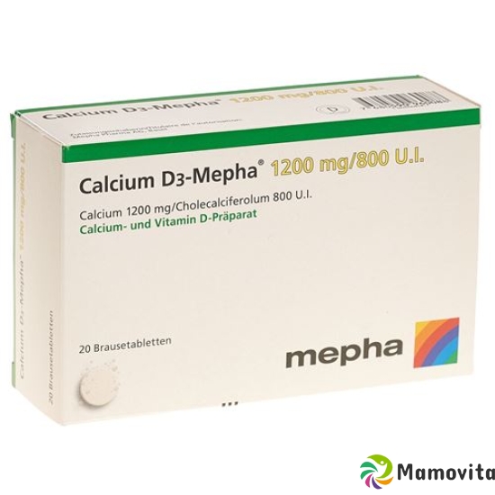 Calcium D3 Mepha Brausetabletten 1200/800 10 Stück buy online